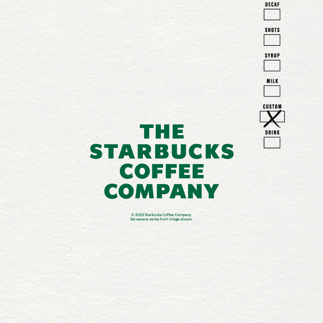 Your Starbucks is ready